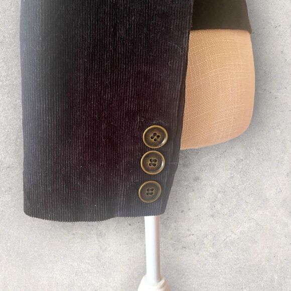 Divided H & M| EUC Women’s Corduroy Jacket Black Size 4 - Picture 2 of 7